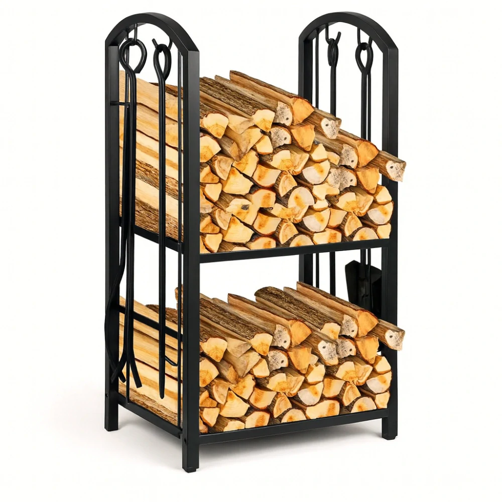 Garlist SNH-02 Stojan na drevo + krbové náradie 4 ks