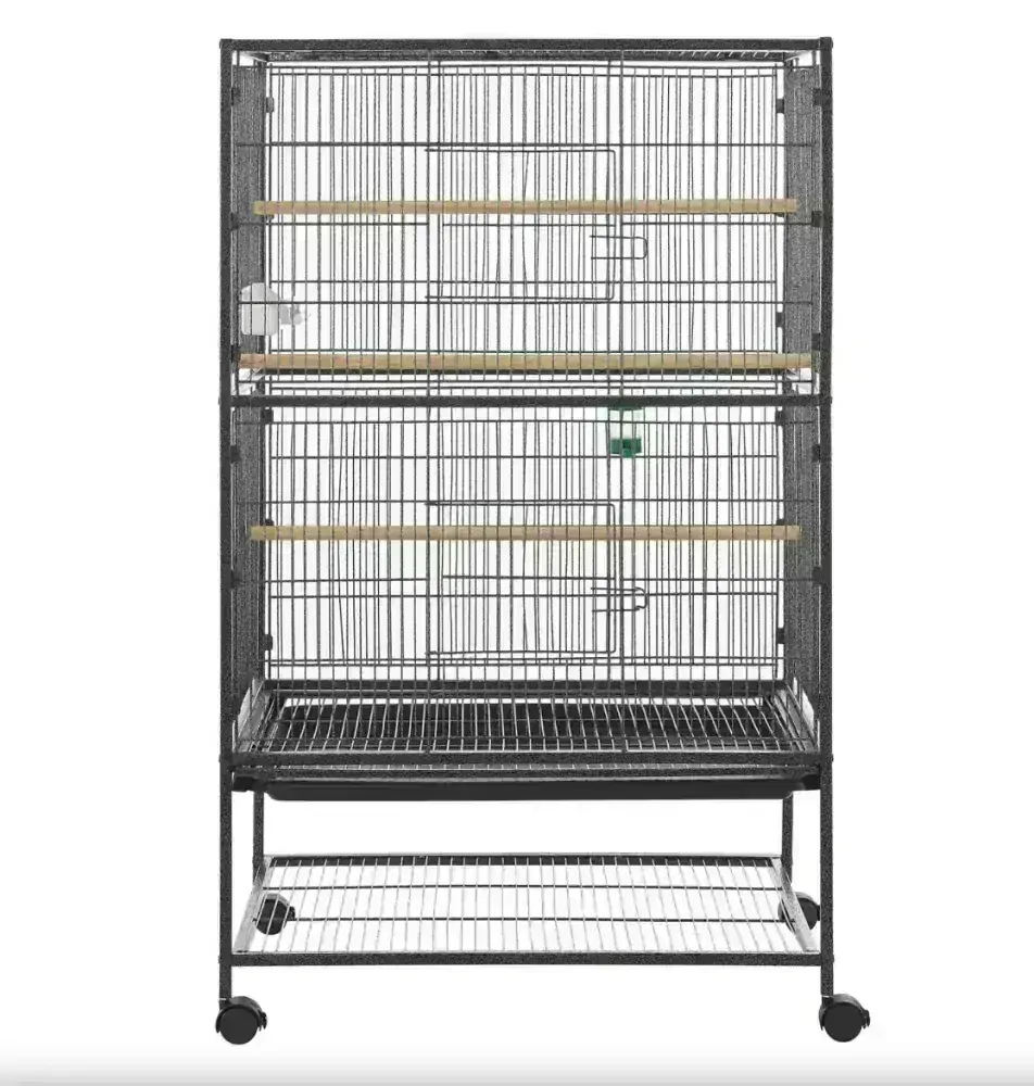 Garlist BC03 Vtáčia voliéra / klietka antická strieborná