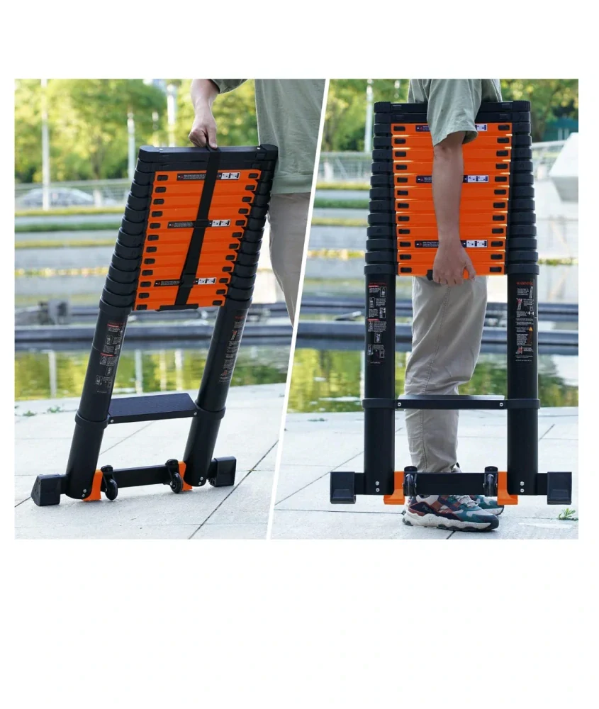 Garlist PROFI TLK605 Teleskopický rebrík na kolieskach 6,5 m