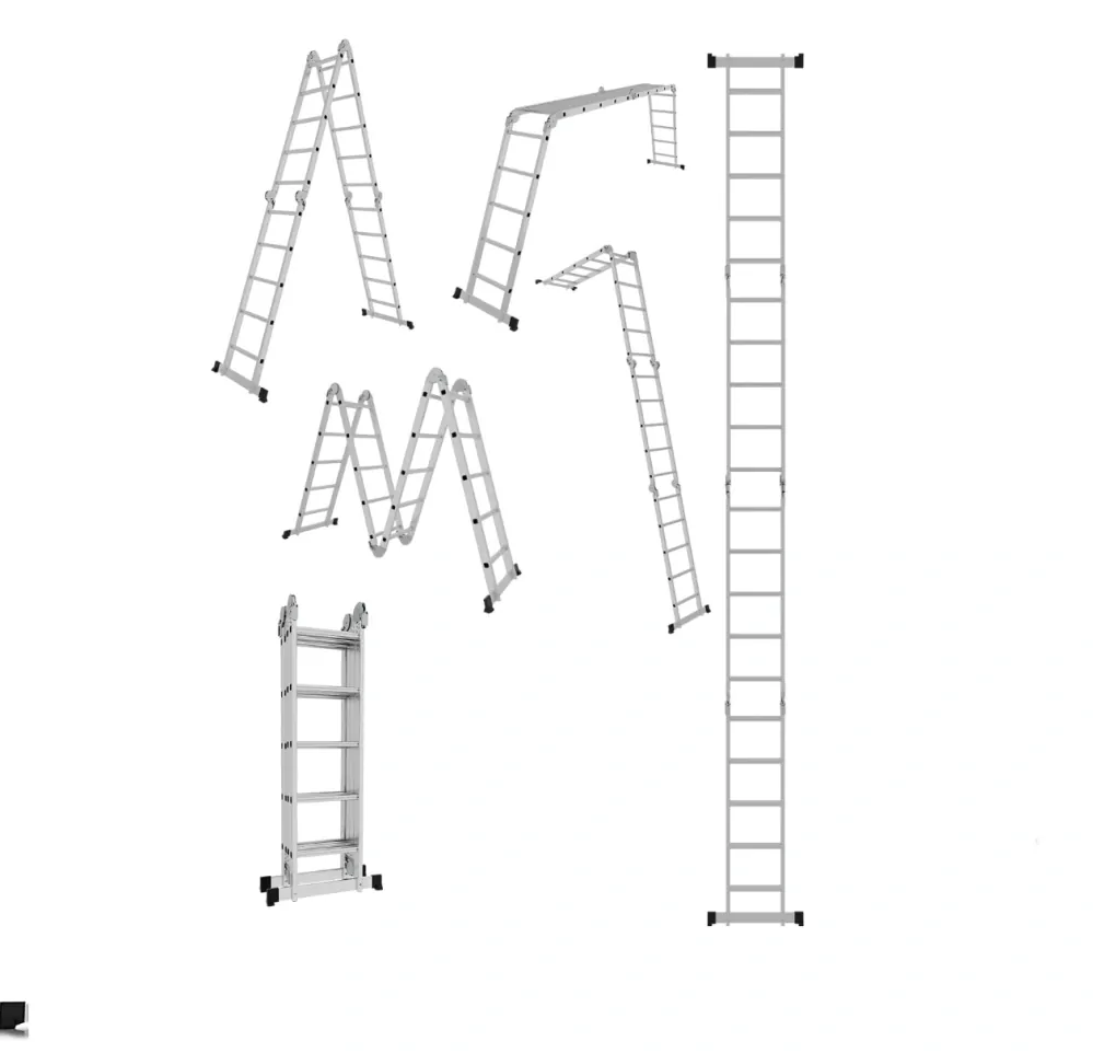 Garlist GST Profi Hliníkový viacúčelový rebrík multifunkčný - 4x5