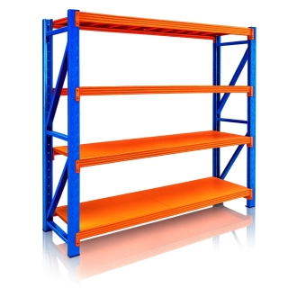 Garlist ZRG-200 Celokovový regál 200 × 200 × 60 cm – 4 police