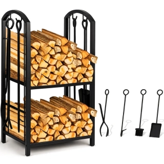 Garlist SNH-02 Stojan na drevo + krbové náradie 4 ks