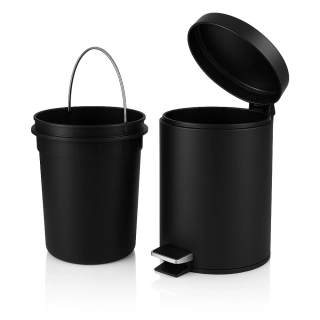 Garlist TBS-05 Kôš nášľapný matná čierna 5 l