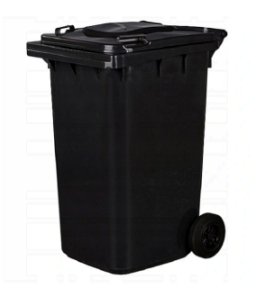 Garlist GB Popolnica 240 l čierna