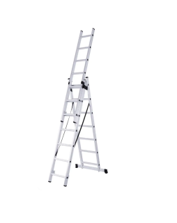 Garlist GST Profi Rebrík hliníkový trojdielny, 3x7 priečok